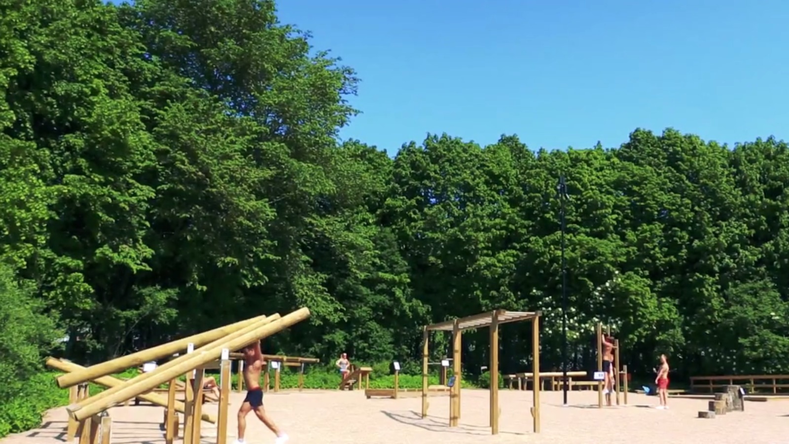 Gymmet vid Boulognerbadet