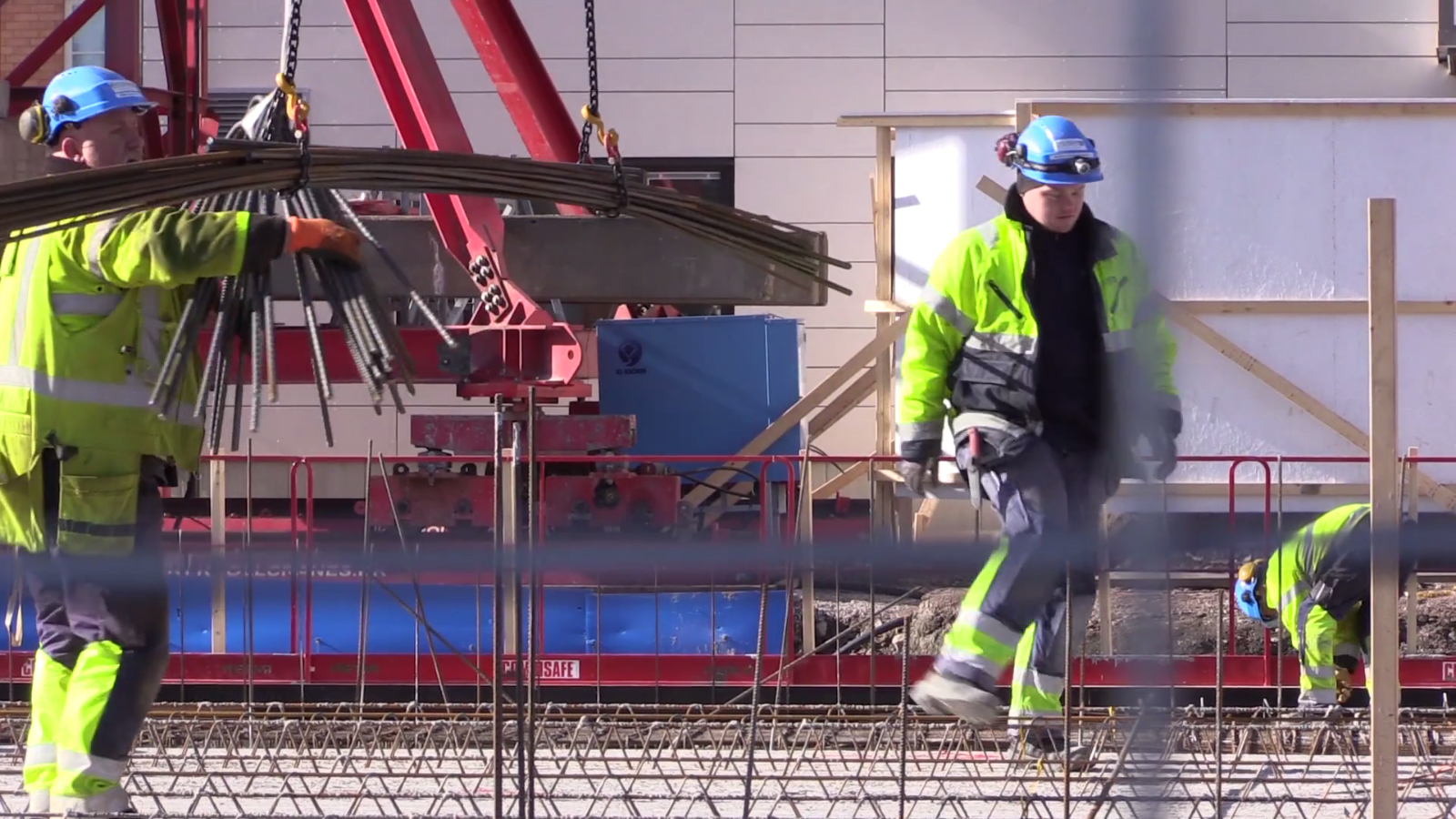 Byggarbetsplats, byggrekord i Gävle