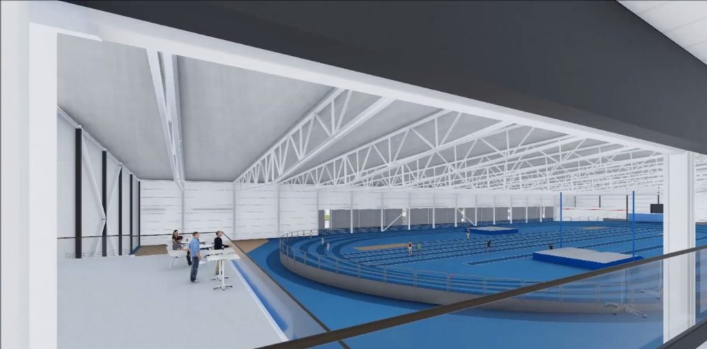 Friidrotts- och sportarena på Gavlehov