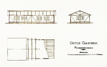 Ritning till Regenerationshuset 1892.