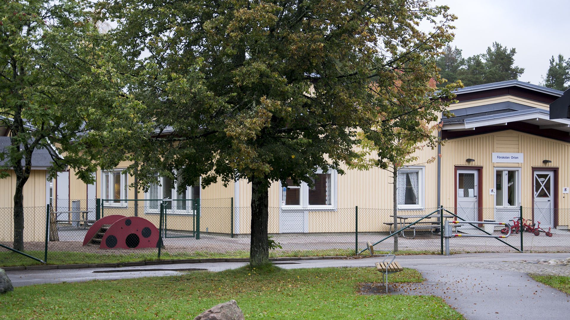 Exteriörbild på Förskolan Orion