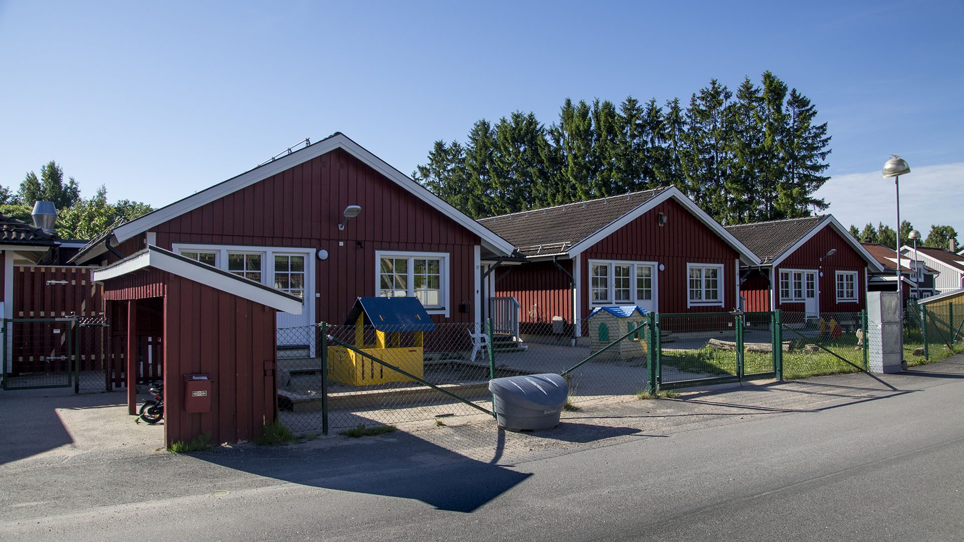 Exteriörbild på Guldsmedens förskola