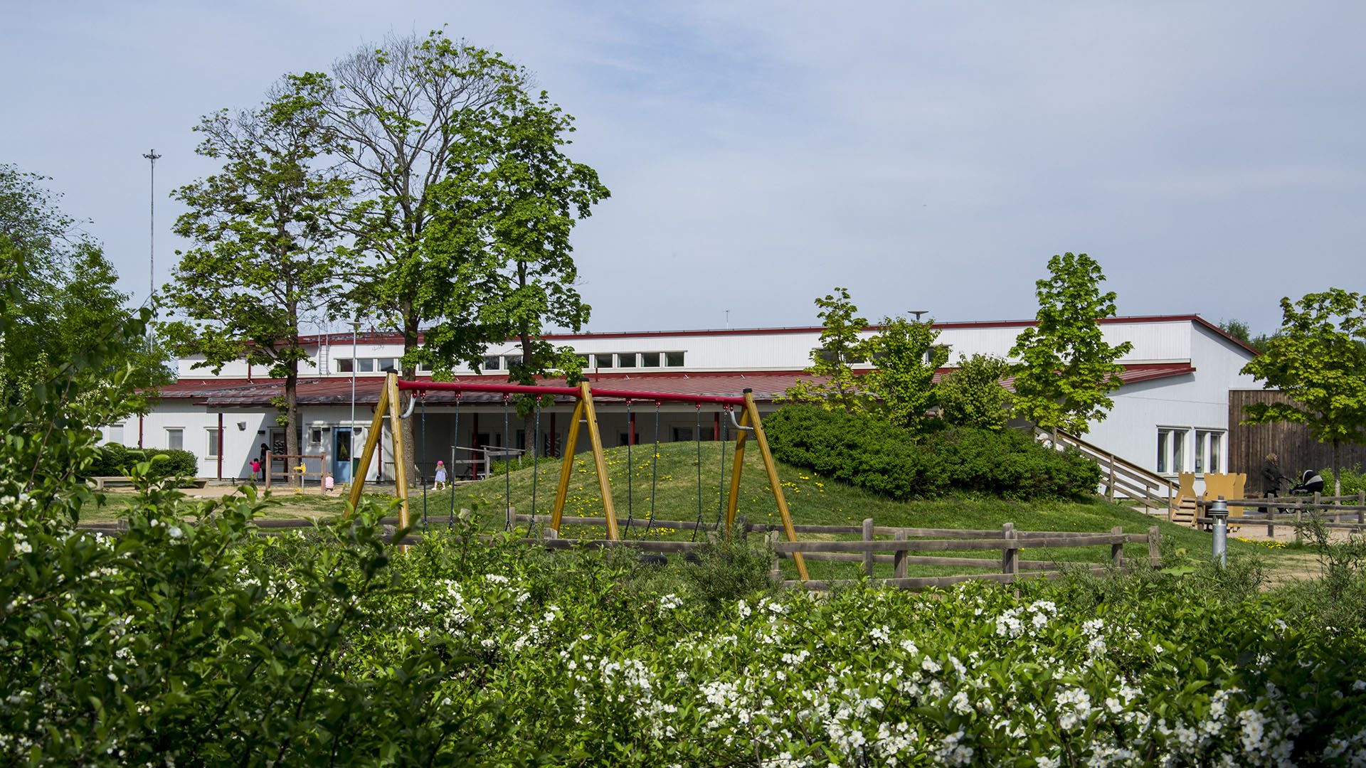 Exteriörbild på Herrgårdens förskola