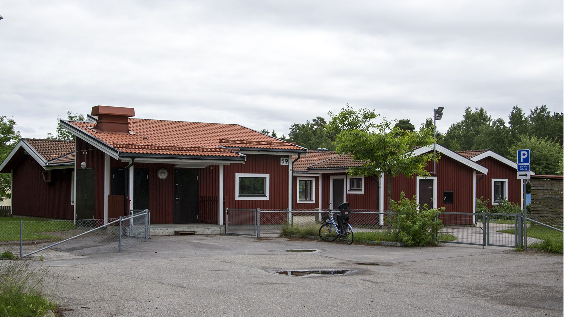Exteriörbild på Hövdingavägens förskola
