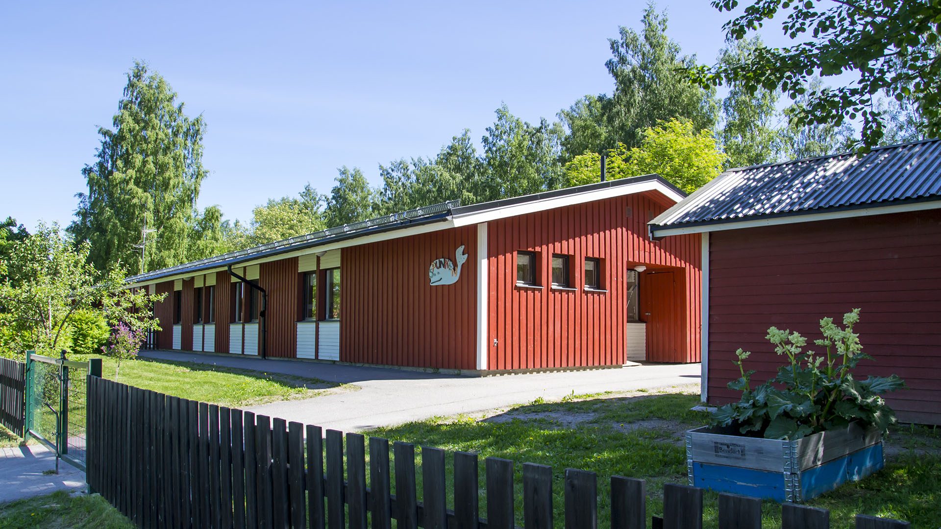 Exteriörbild på Spira förskola