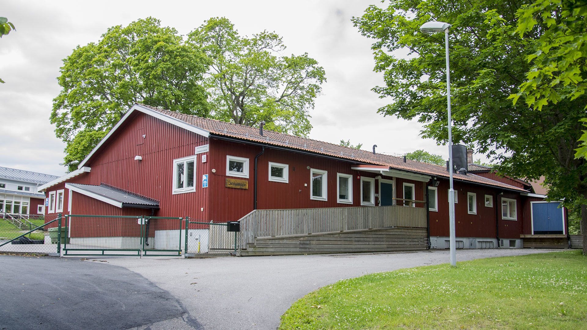 Exteriörbild på Stenebergsgårdens förskola