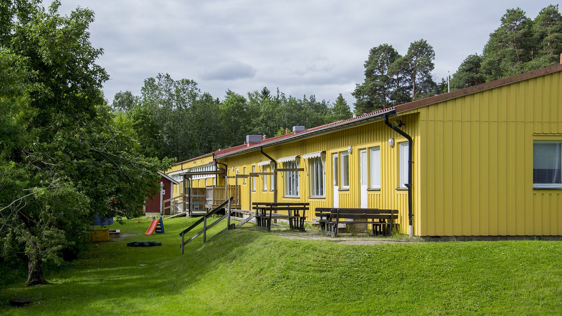 Exteriörbild på Storhagens förskola