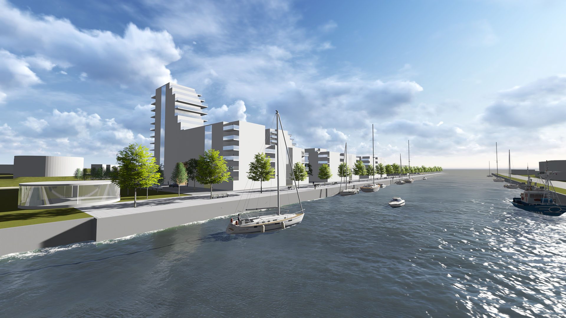 Konceptbild av Södra hamnpiren
