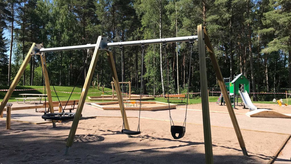 Lekplatsen i Pingeltorp i Sätra
