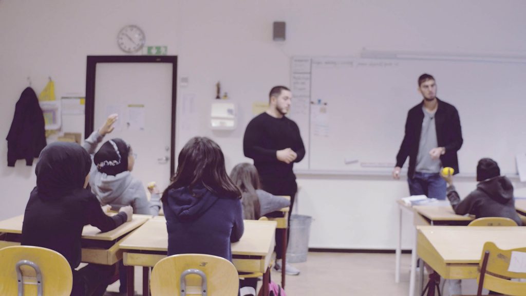 Klassrum med elever