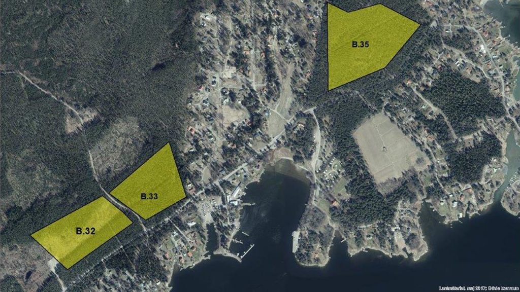 Karta över markanvisning på Norrlandet