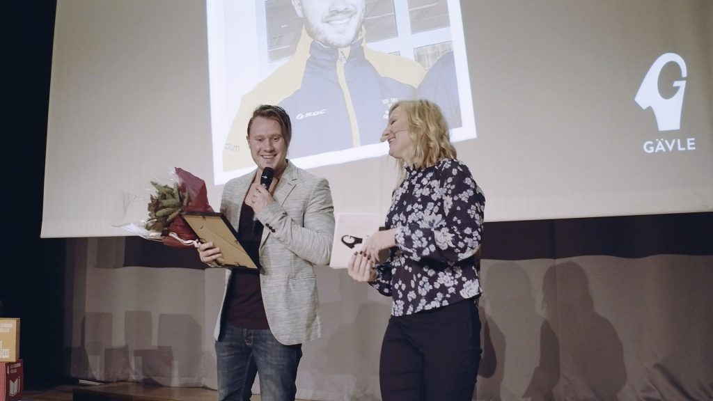Ted Branting vinner utmärkelsen "Förebild för Gävle"