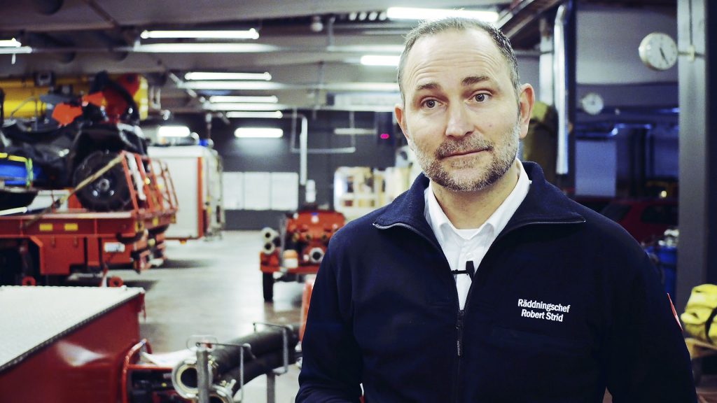 Räddningschef Robert Strid från Gävle
