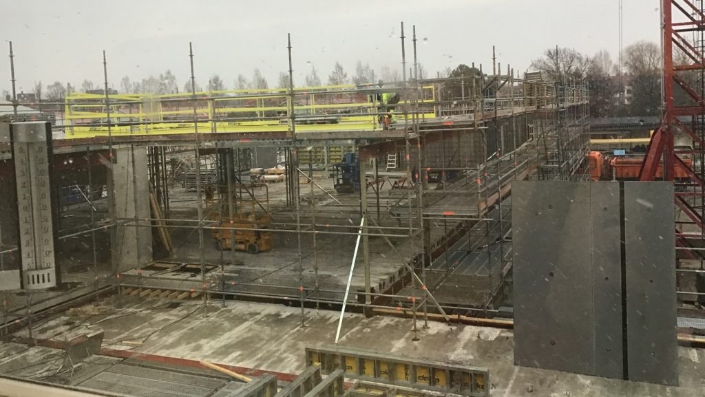 Pågående byggprojekt