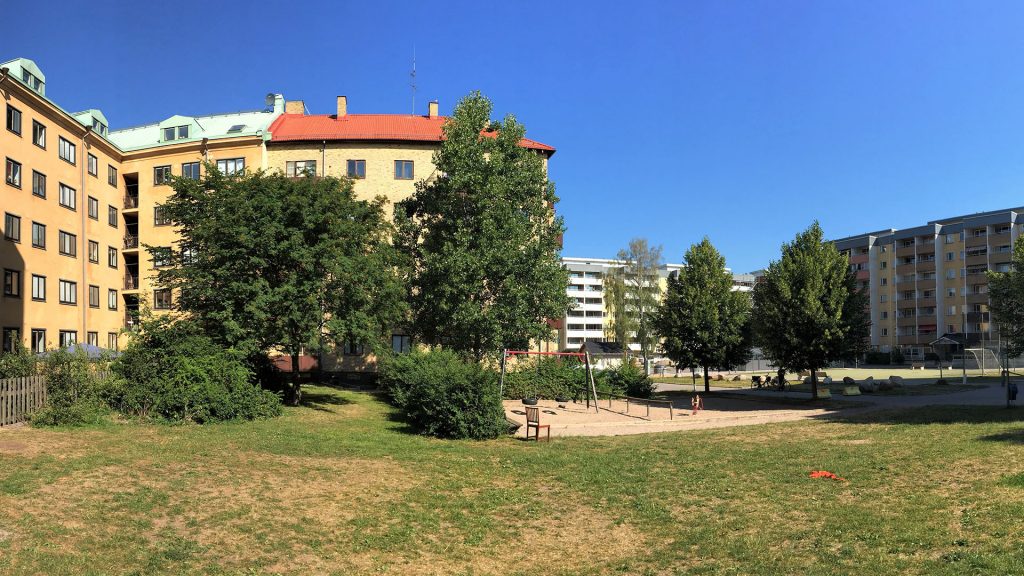 Park på Nordost innan upprustning