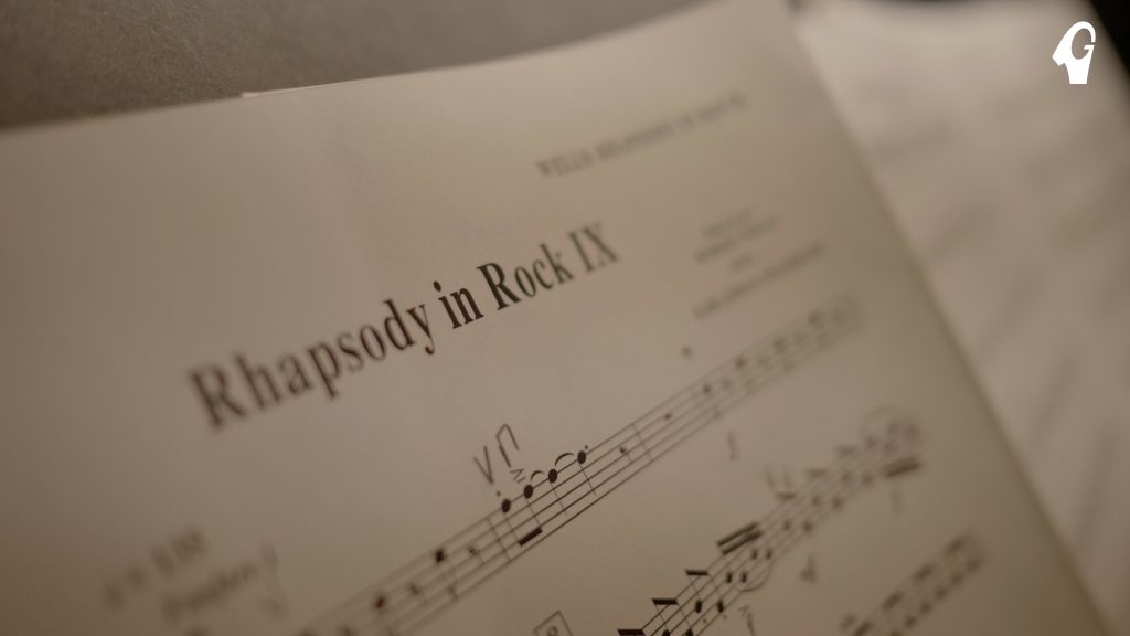 Notblad från Rhapsody in rock