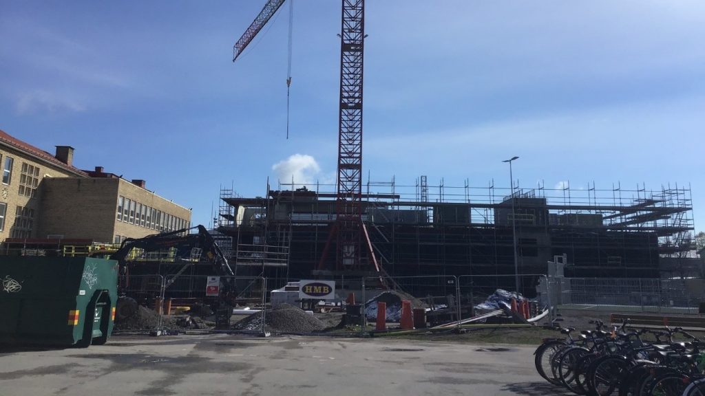 Pågående byggprojek