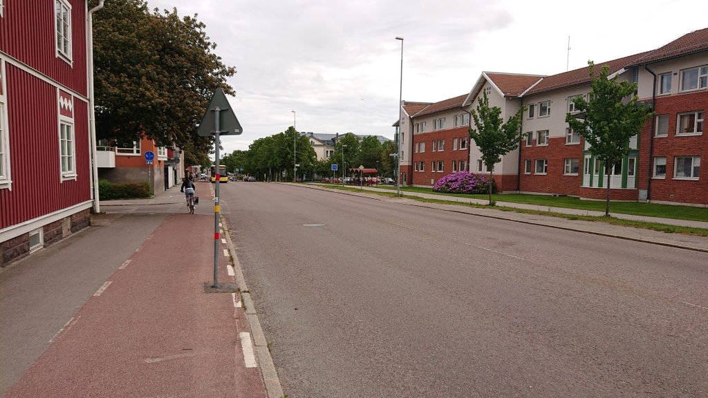 Gatubild från Kaserngatan