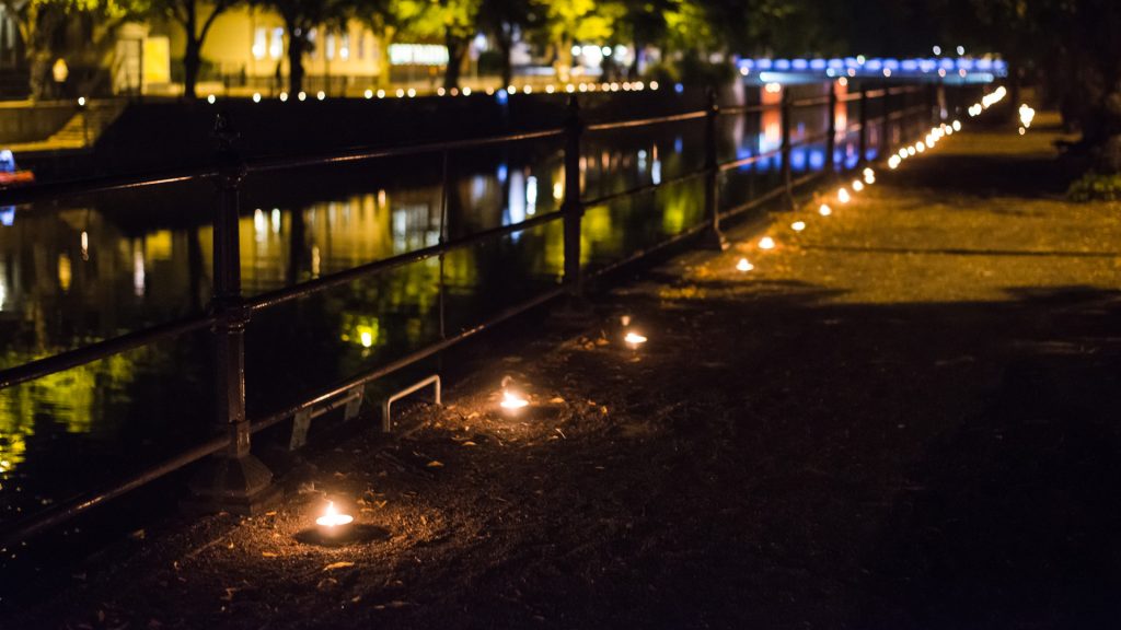 Marschaller längs Gavleån under Ådraget