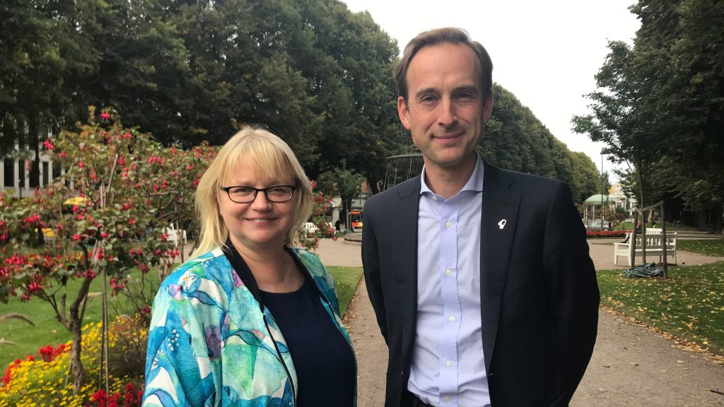Helene Åkerlind och Mikael Durnik