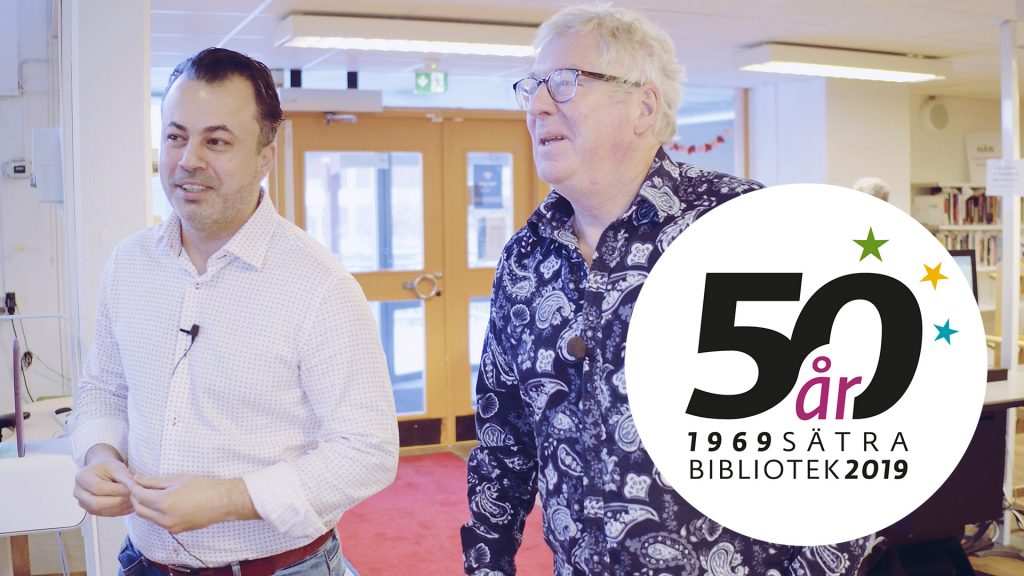 Bakthiar och Conny pratar bibliotek
