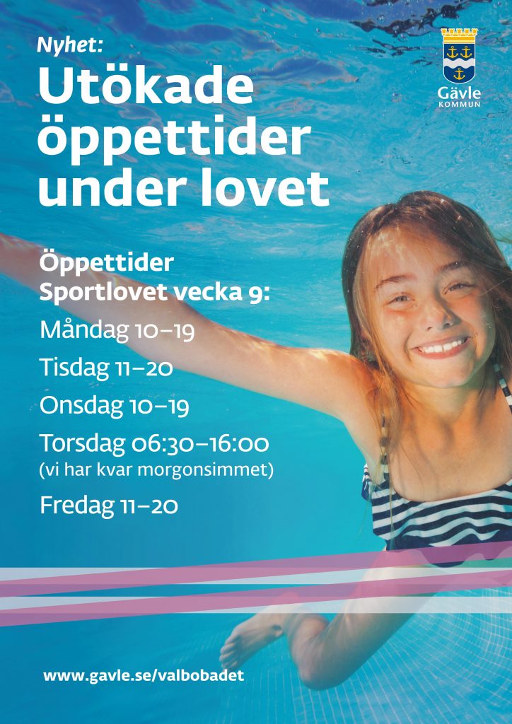 Valbobadets öppettider