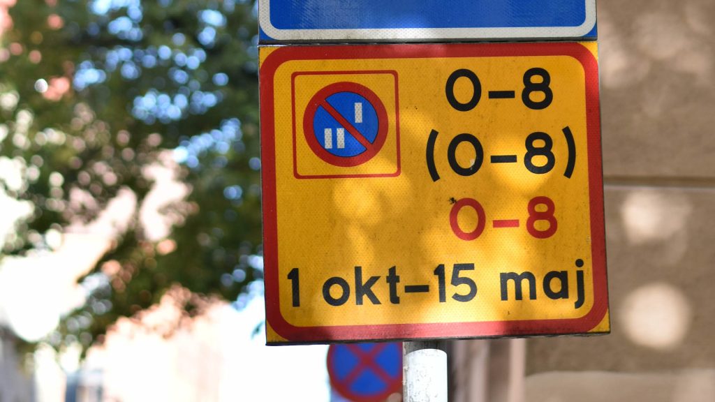 Datumparkeringsskylt