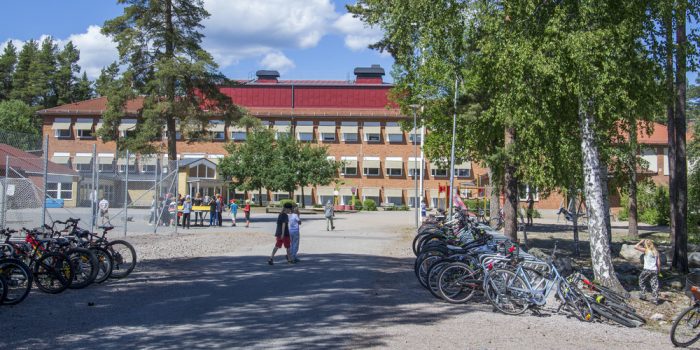 Exteriörbild på Hagaströms skola