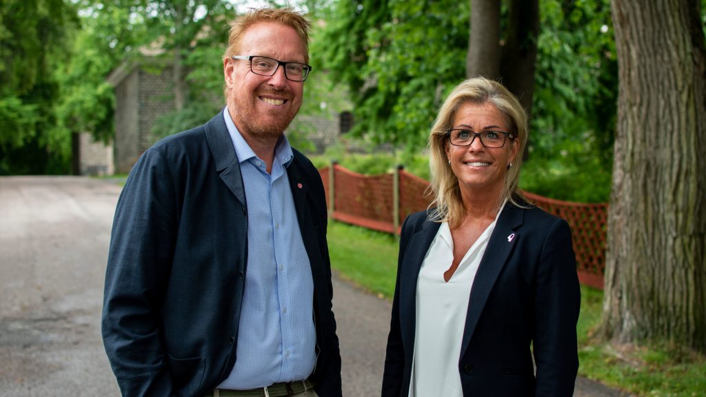 Peter Kärnström och Åsa Wiklund Lång