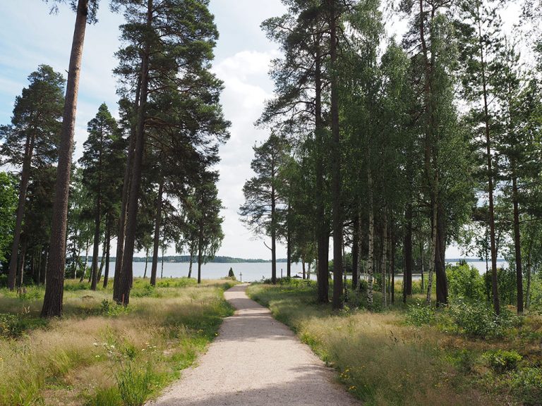 Sollidenvägen i riktning mot havet