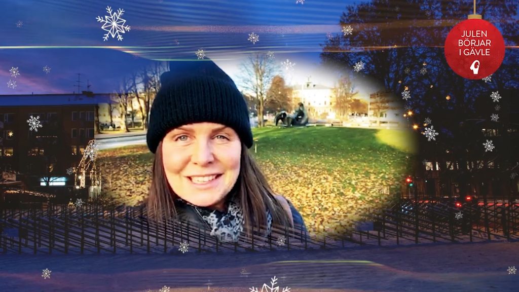 Julen börjar i Gävle, Titti Schultz vid Gävlebockens plats