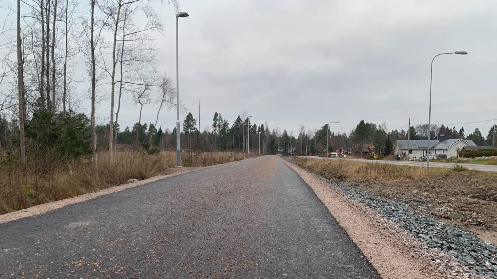 Ny gång- och cykelväg i Harkskär