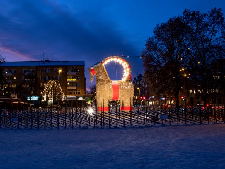 Gävlebocken i skymningen