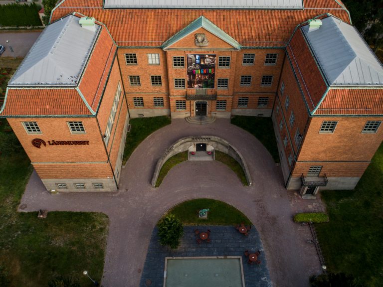 Drönarbild av Länsmuseet Gävleborg.