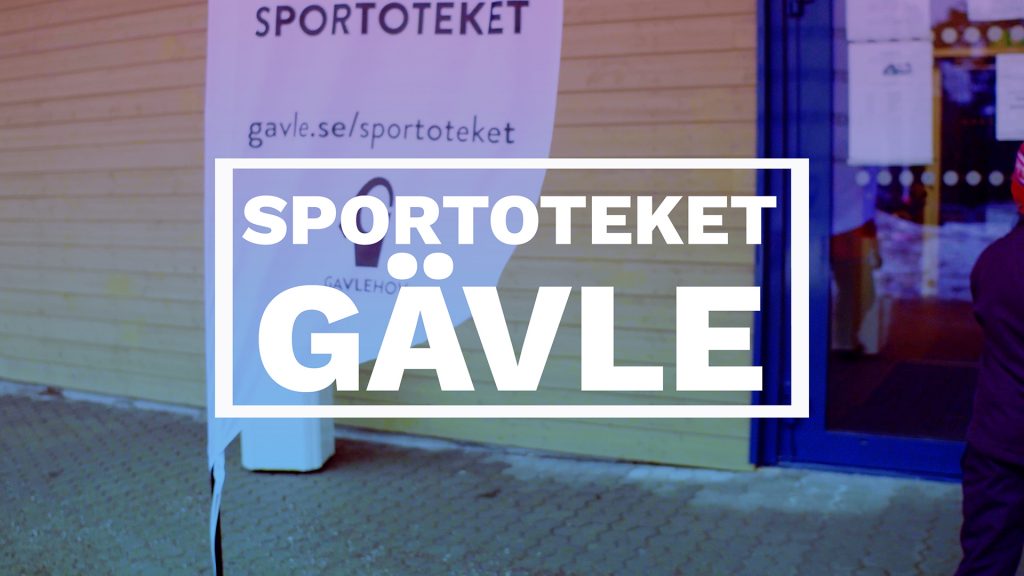 En bild med tex; Sportoteket Gävle