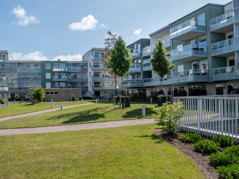 Bostadskvarter Gävle strand.