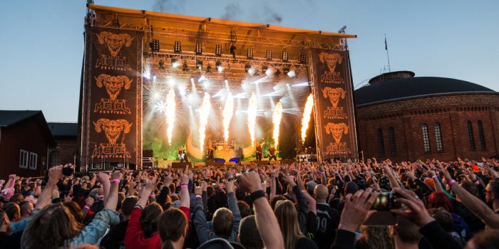 Publikhav Gefle Metal festival.