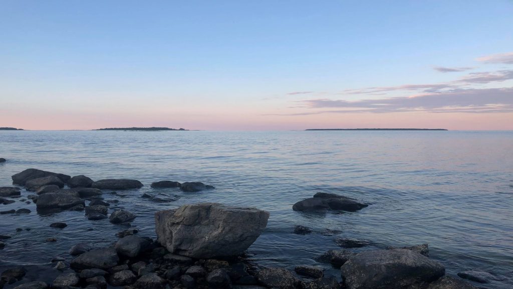 Solnedgång vid Marskärsudden
