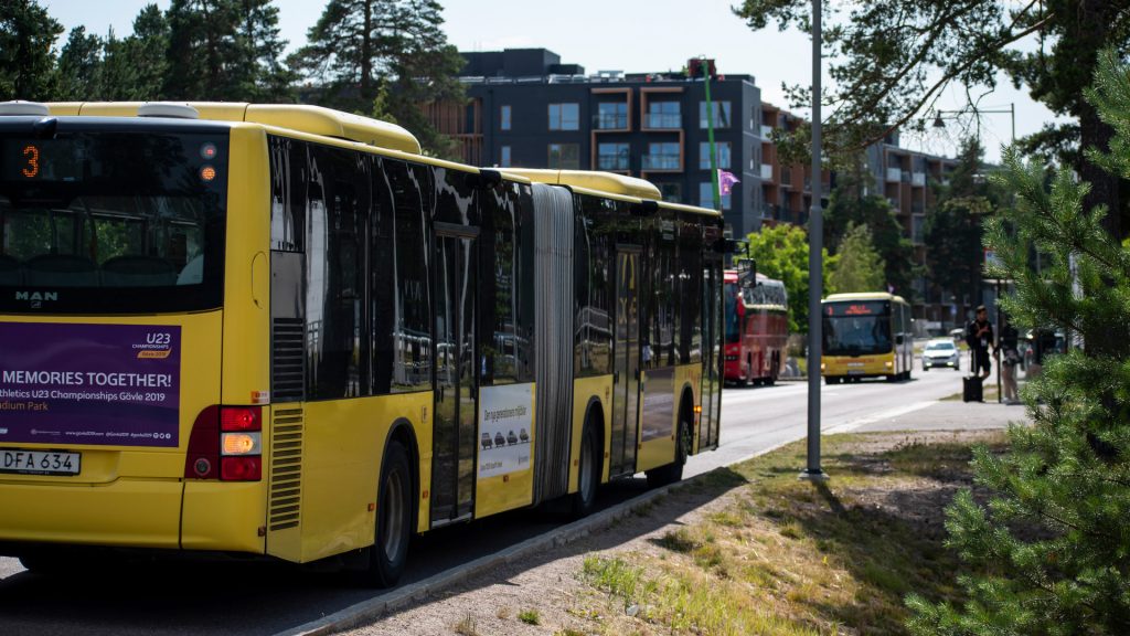Buss i trafiken