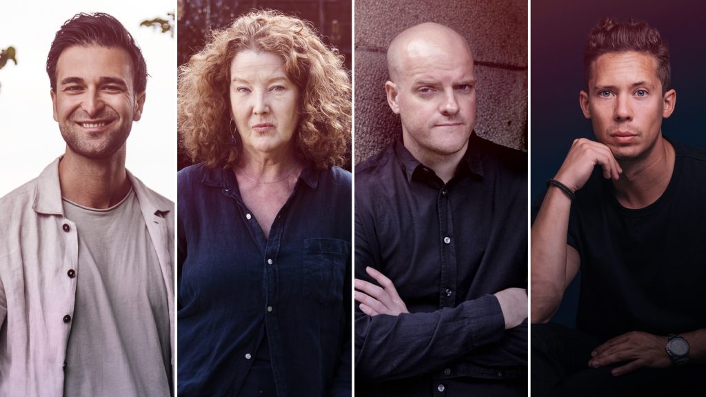 Fyra författare som är bokade till litteraturfestivalen Gävlit
