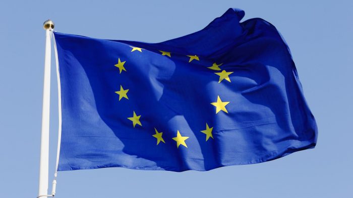 Bild på EU-flagga