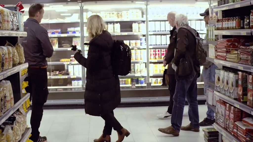 Besök i en mataffär