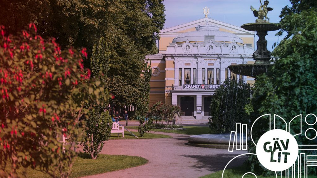 Gävle Teater med Gävlitlogga