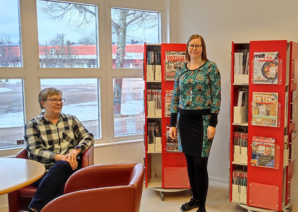 Bomhus bibliotek öppnar Lilian Samuelsson