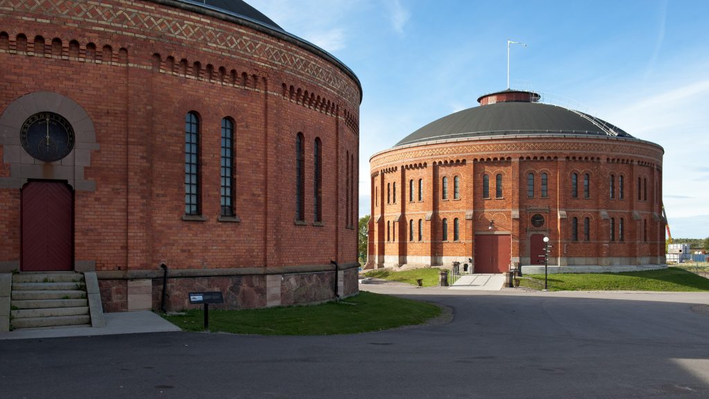 Gasklockorna en solig dag