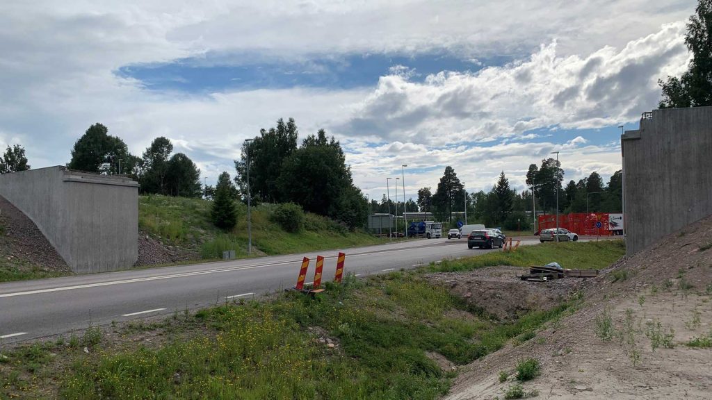 Väg vid Hemlingby.