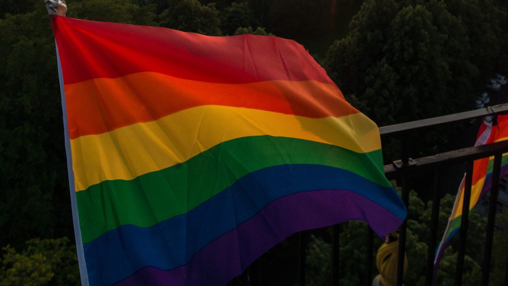 Prideflagga.
