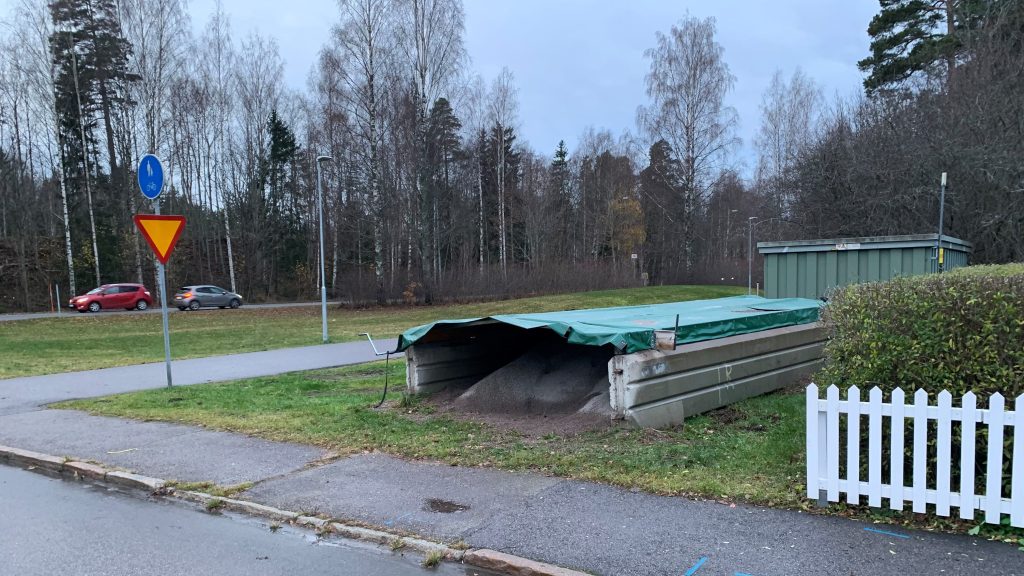 Sadelvägens sandfick i Sätra