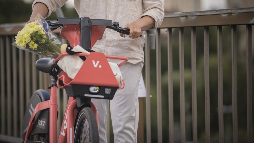 en bild på en elcykel