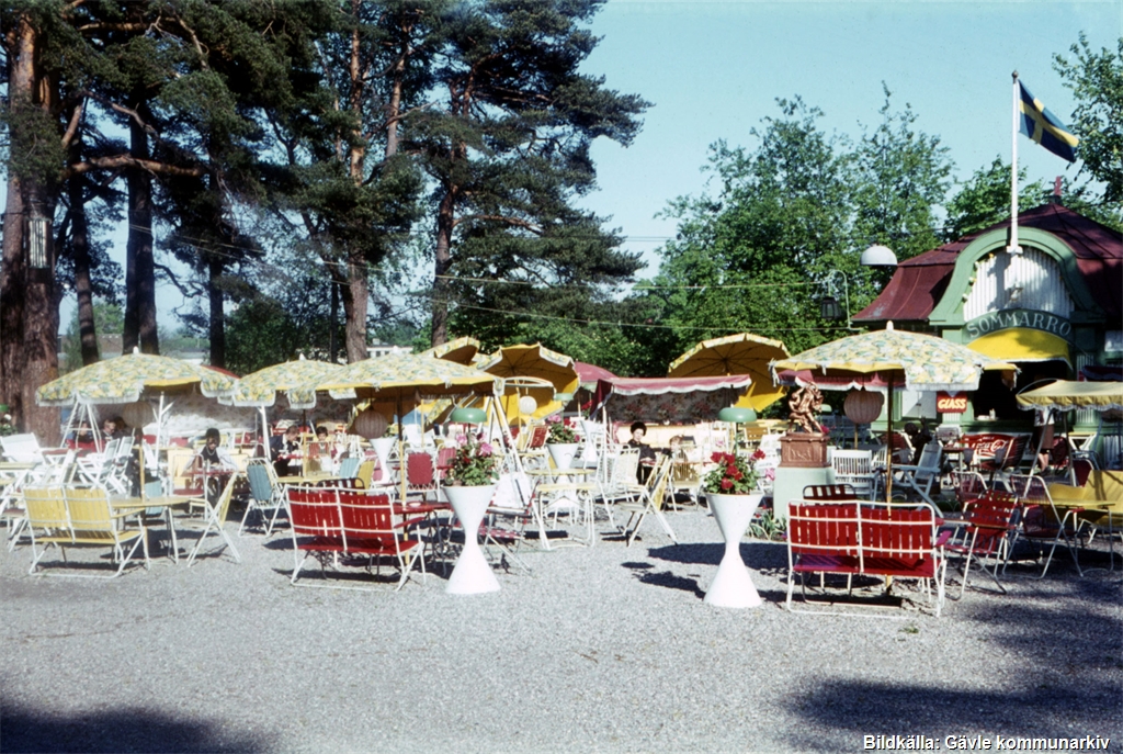 Café Sommaro i Boulognerskogen, Fotograf Adolf Löfgren, utan år.